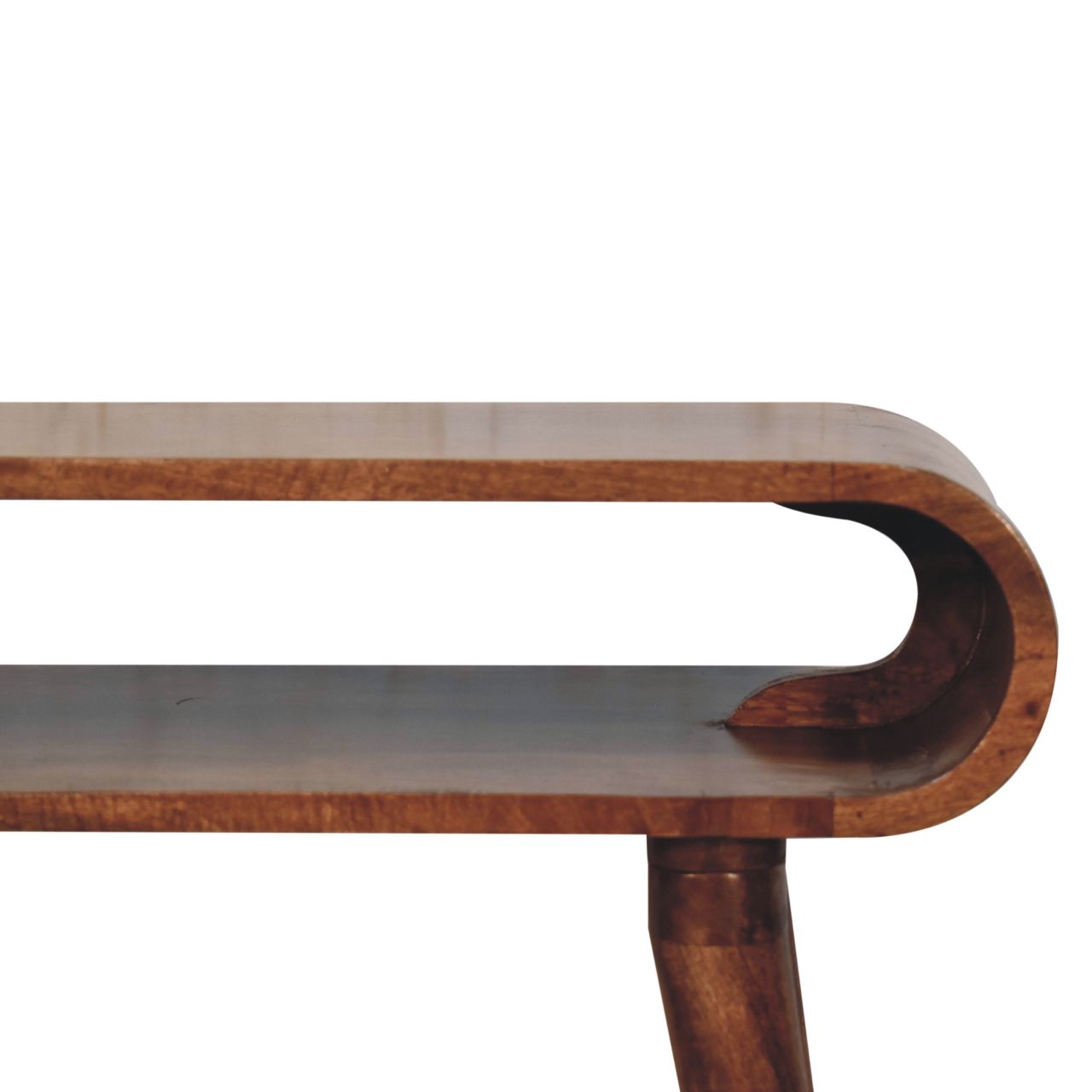 WillowStone Amaya Honey Caramel Nordic Style Console Table