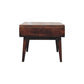 Curved Coffee Table - California Walnut Finish