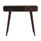 Curved Writing Desk - California Walnut Finish