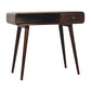 Curved Writing Desk - California Walnut Finish