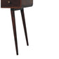 Curved Writing Desk - California Walnut Finish