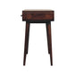 Curved Writing Desk - California Walnut Finish
