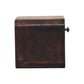 Mini Wall-Mounted Open-Slot Curved Nightstand - California Walnut Finish