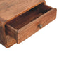 2-Drawer Floating Nightstand - Honey Caramel Finish