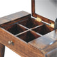 Mini Foldable Dressing Table - California Walnut Finish