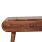 Mini Foldable Dressing Table - Honey Caramel Finish