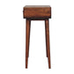 Mini Foldable Dressing Table - Honey Caramel Finish