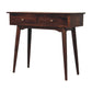 2-Drawer Console Table - California Walnut Finish