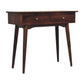 2-Drawer Console Table - California Walnut Finish