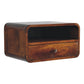 Large Floating Nightstand - Chestnut Finish