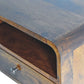 Large Floating Nightstand - Chestnut Finish