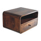 Large Floating Nightstand - Chestnut Finish