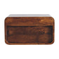 Large Floating Nightstand - Chestnut Finish