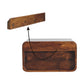 Large Floating Nightstand - Chestnut Finish