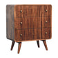 T-Bar Ridged Chest - Honey Caramel Finish