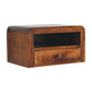 Floating Nightstand - Chestnut Finish