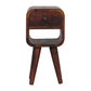 Extra Mini Nightstand - Chestnut Finish