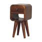 Extra Mini Nightstand - Chestnut Finish