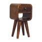 Extra Mini Nightstand - Chestnut Finish