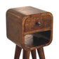 Extra Mini Nightstand - Chestnut Finish