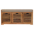 Shutter Oak-ish Shoe Bench