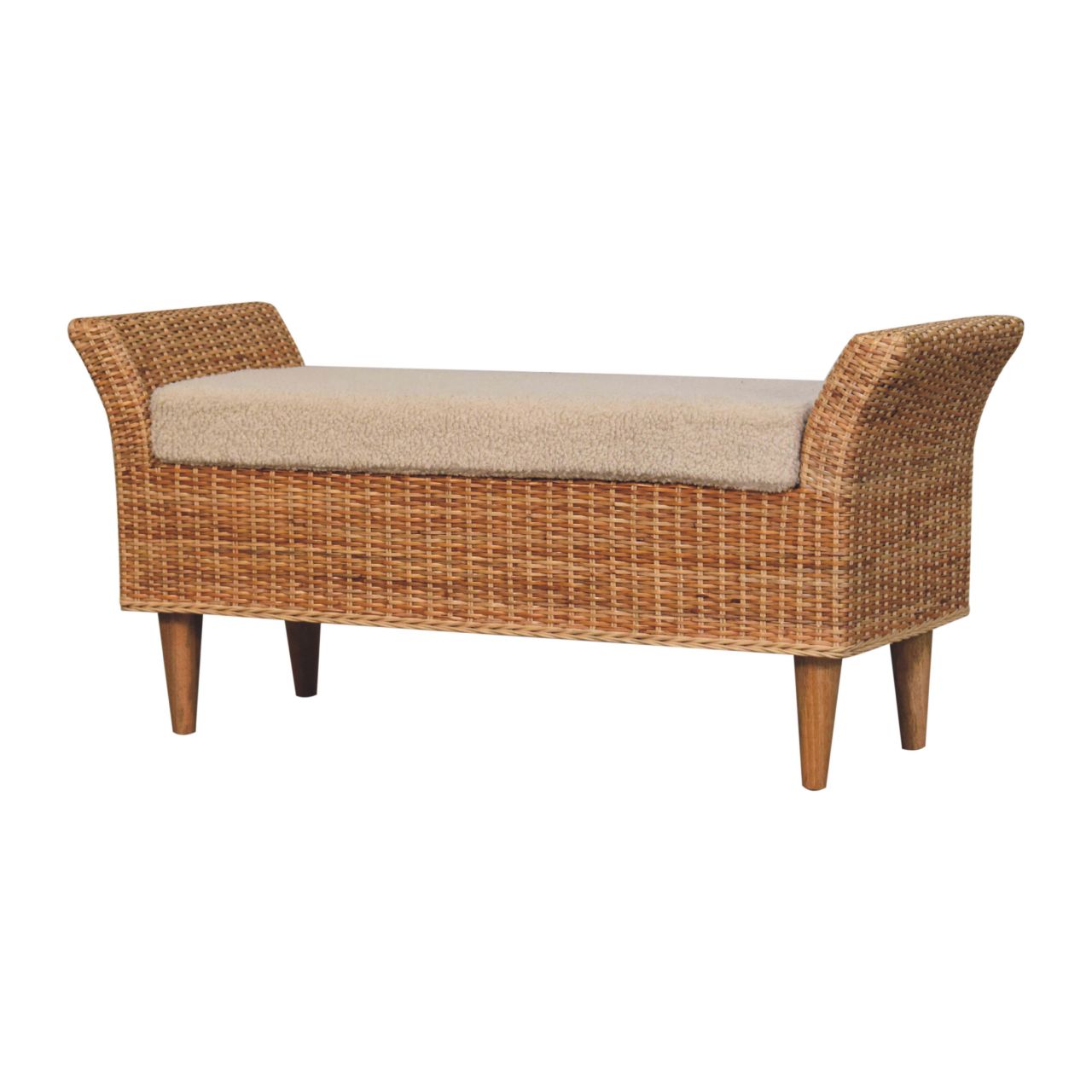 WillowStone Riviera Woven Bench