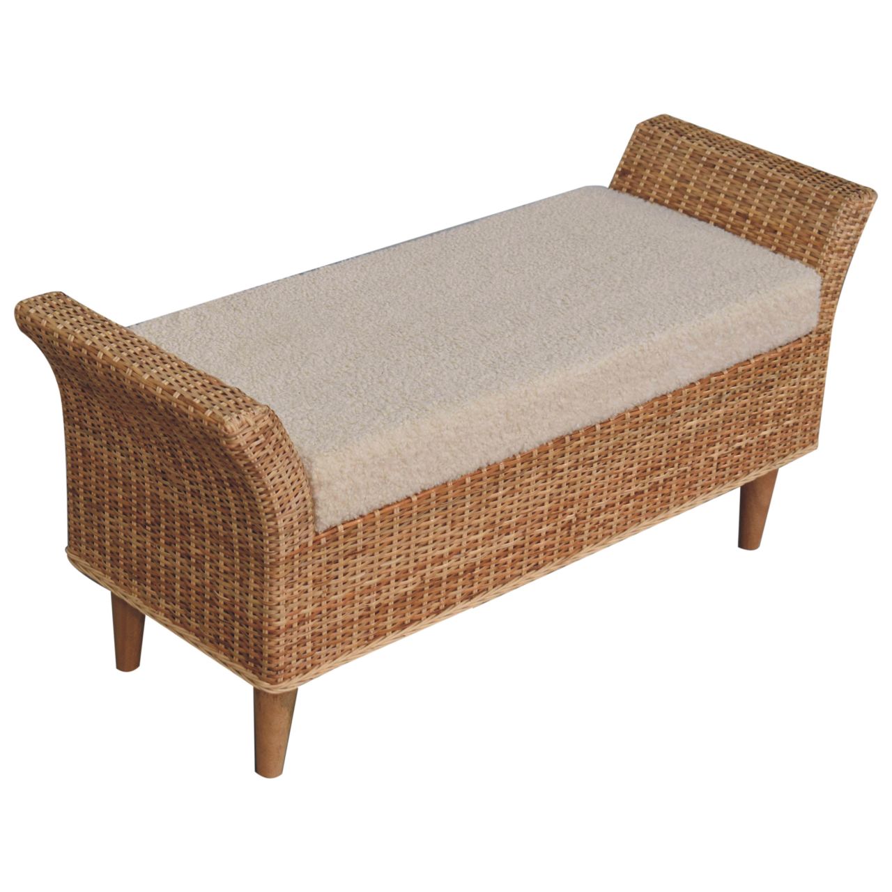 WillowStone Riviera Woven Bench