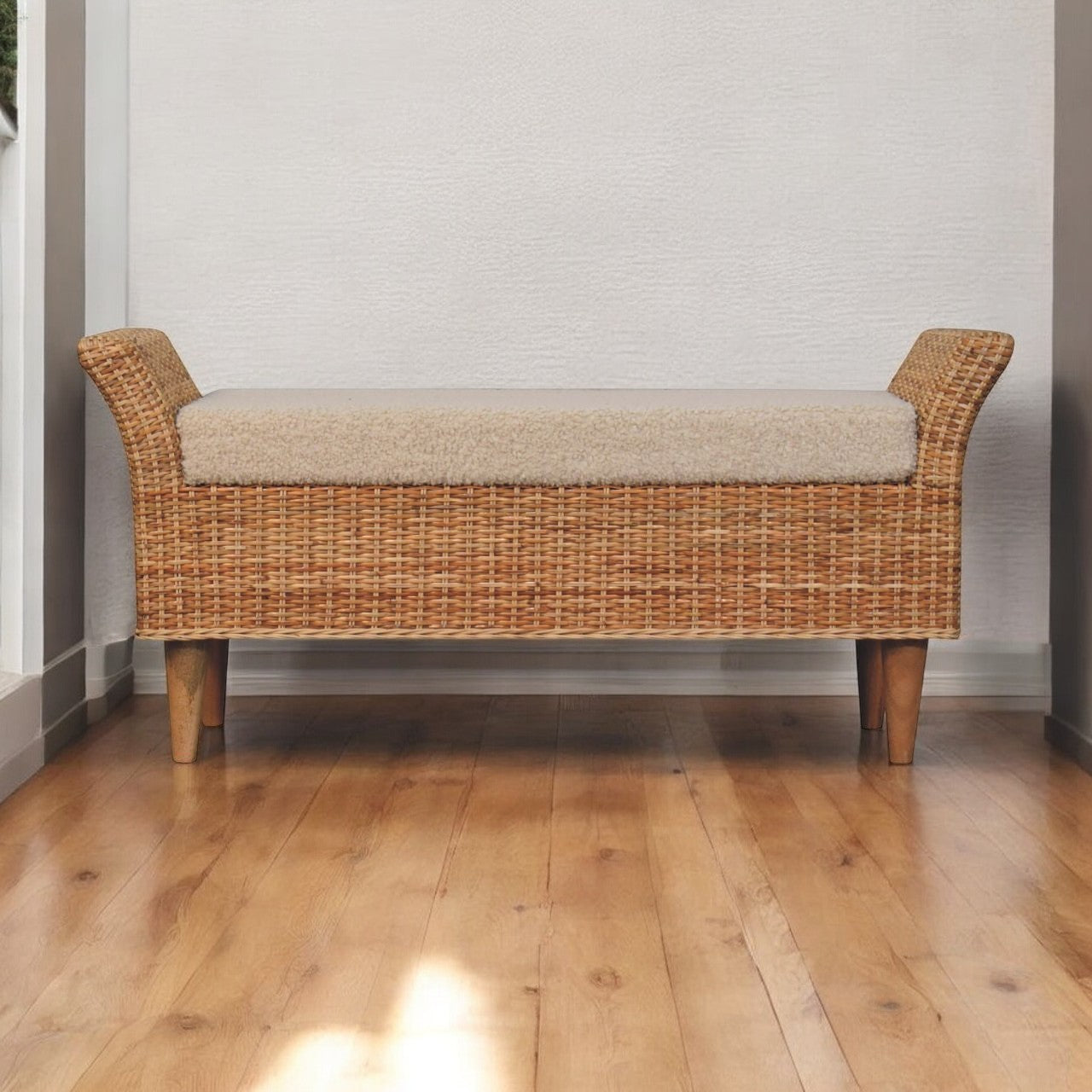 WillowStone Riviera Woven Bench