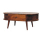 1-Drawer Coffee Table - Chestnut Finish