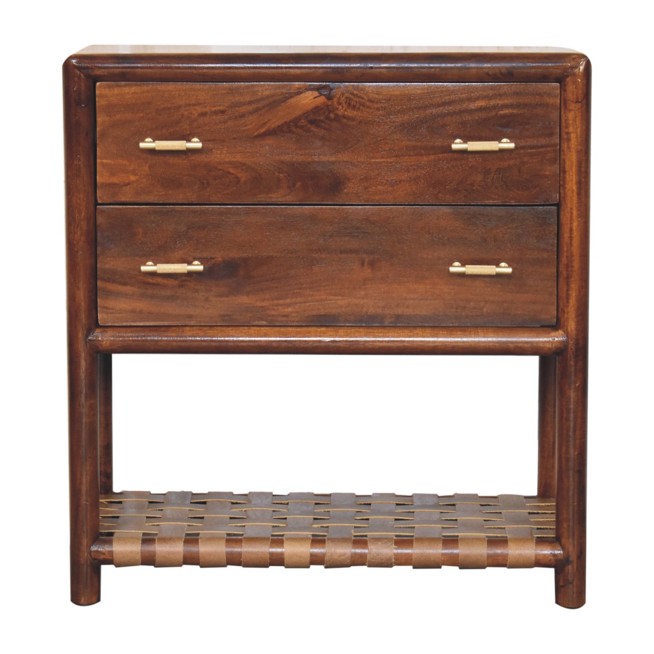 WillowStone Regency Woven 2-Drawer Nightstand