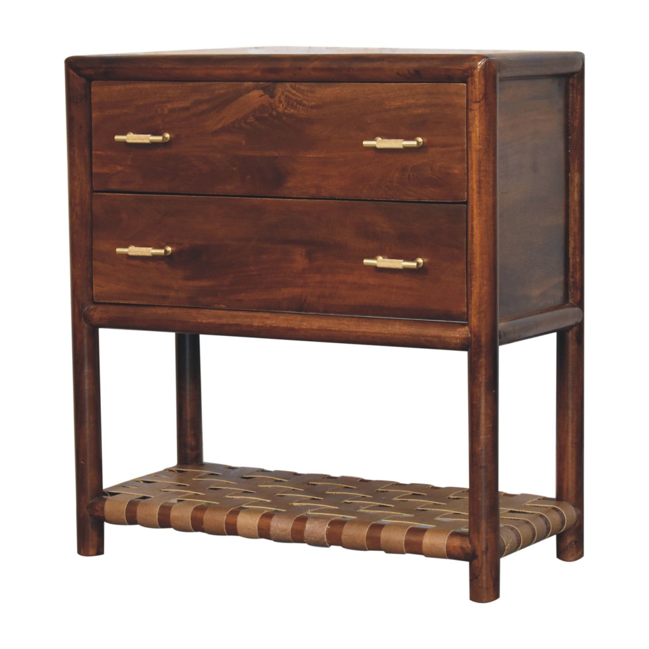 WillowStone Regency Woven 2-Drawer Nightstand