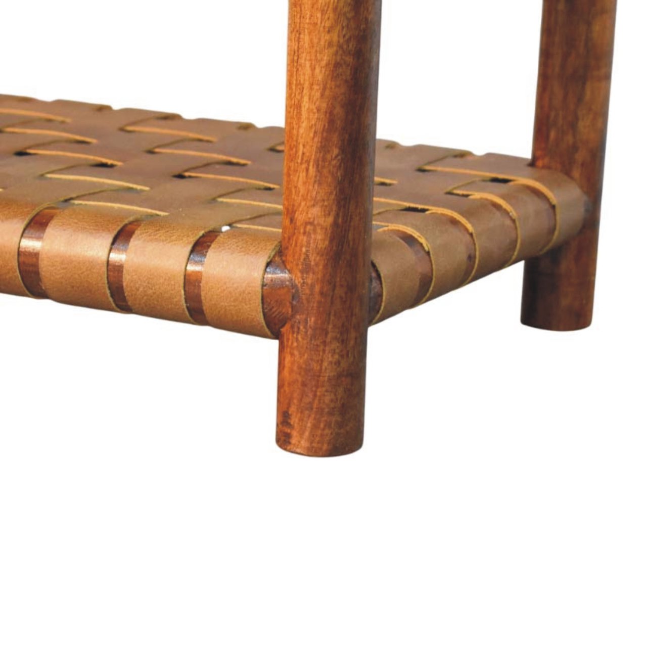 WillowStone Regency Woven Chestnut 2 slot Shoe Rack