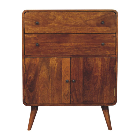 WillowStone Curved Nordic Charm Cabinet