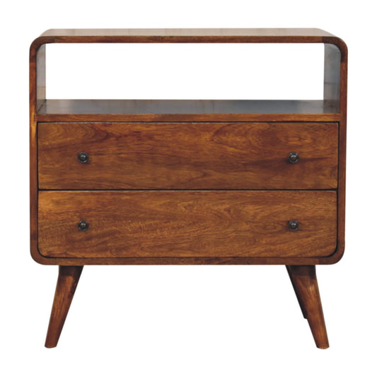 WillowStone Curved Nordic Charm Console
