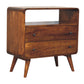 Curved Nordic Console Table