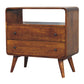 Curved Nordic Console Table