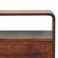Curved Nordic Console Table