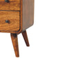 Curved Nordic Console Table