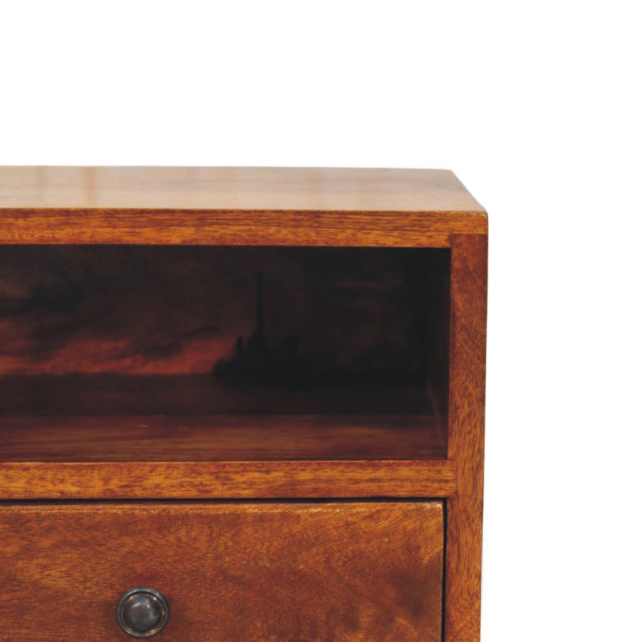 WillowStone Solis 1-Drawer Chestnut Wall Mounted Nightstand