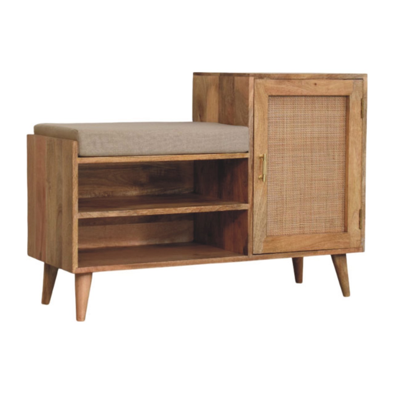 WillowStone Larissa 2 slot Oak-ish Bench Unit