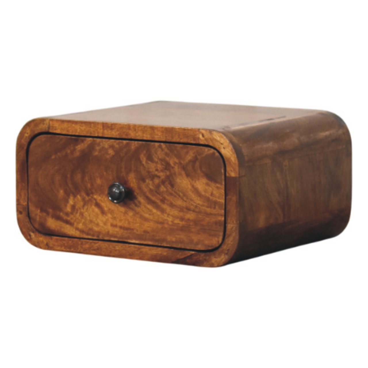 WillowStone Avora Mini Wall-Mounted Chestnut 1 Drawer Nightstand