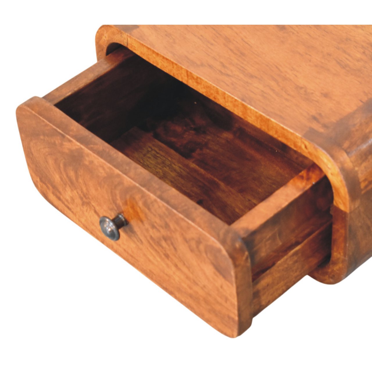 WillowStone Avora Mini Wall-Mounted Chestnut 1 Drawer Nightstand