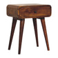 Avora 1-Drawer Nightstand - Chestnut Finish