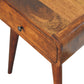 Avora 1-Drawer Nightstand - Chestnut Finish