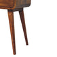 Avora 1-Drawer Nightstand - Chestnut Finish