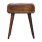 Avora 1-Drawer Nightstand - Chestnut Finish