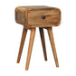 Avora 1-Drawer Mini Nightstand - Oak Finish