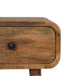 Avora 1-Drawer Mini Nightstand - Oak Finish