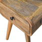 Avora 1-Drawer Mini Nightstand - Oak Finish