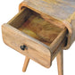 Avora 1-Drawer Mini Nightstand - Oak Finish